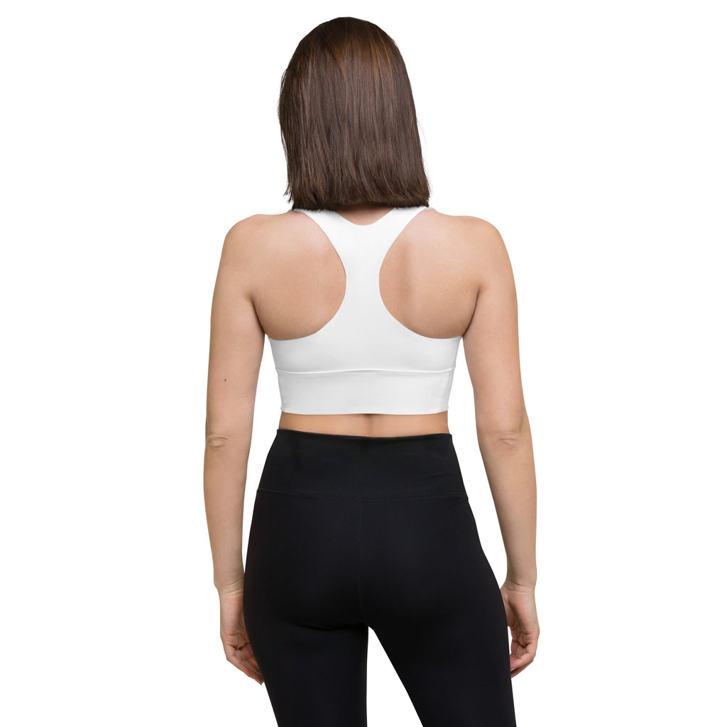 Recycled Longline Sports Bra - Vibes