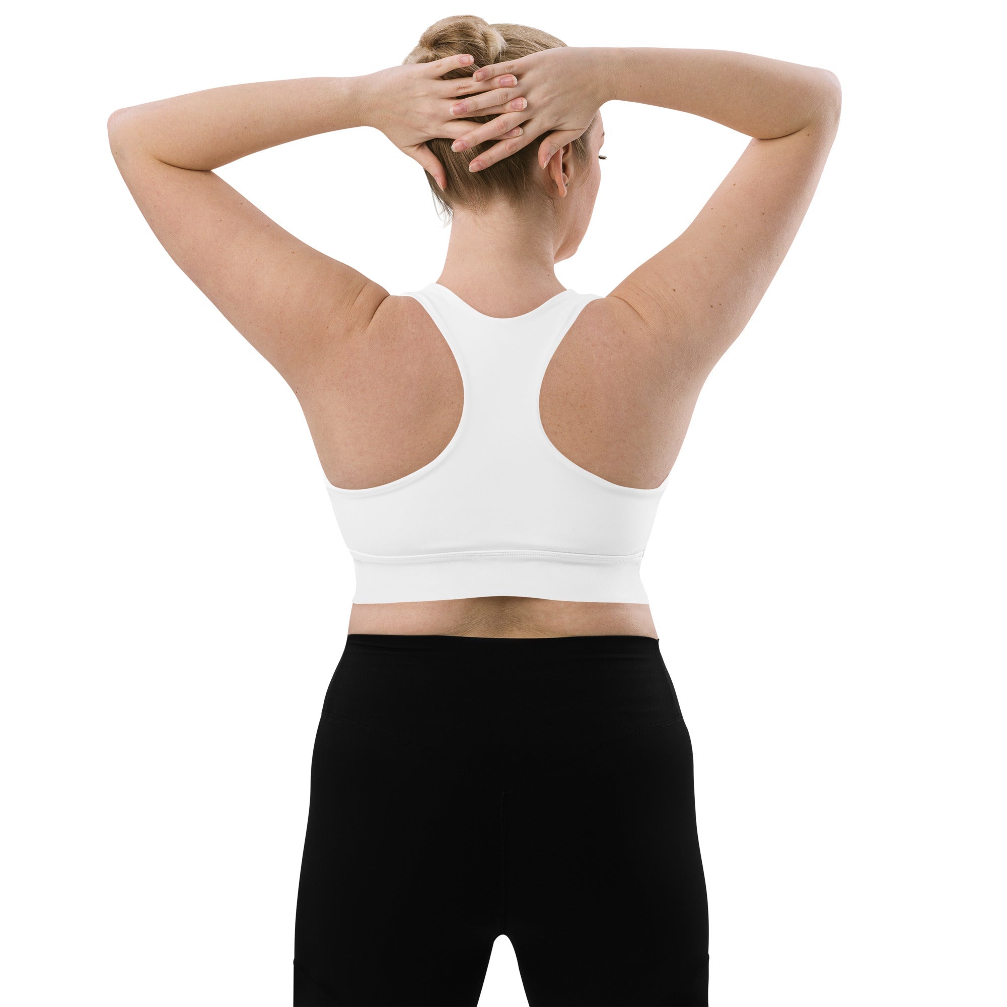 Recycled Longline Sports Bra - Vibes