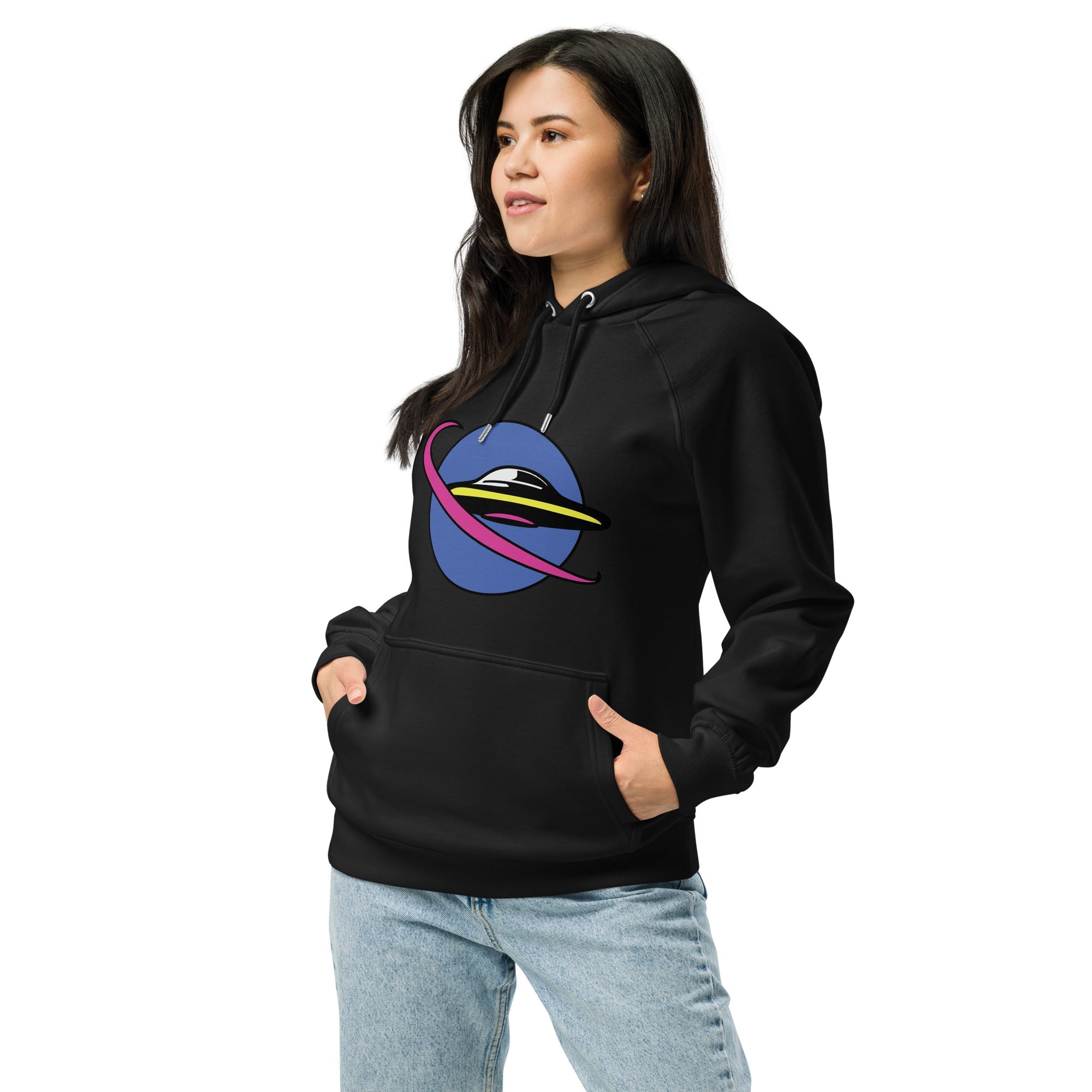 Unisex eco raglan hoodie - Vibes