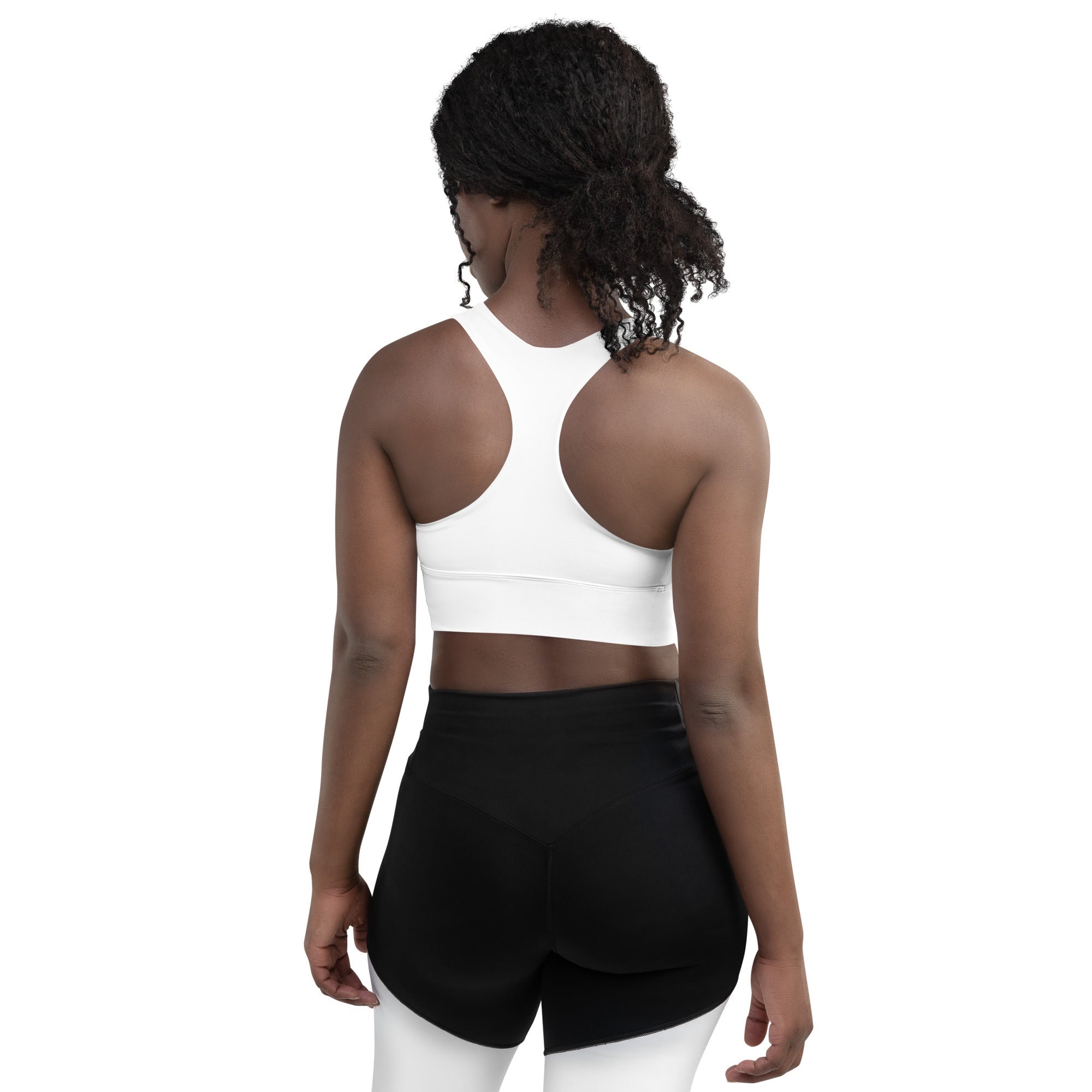 Recycled Longline Sports Bra - Vibes