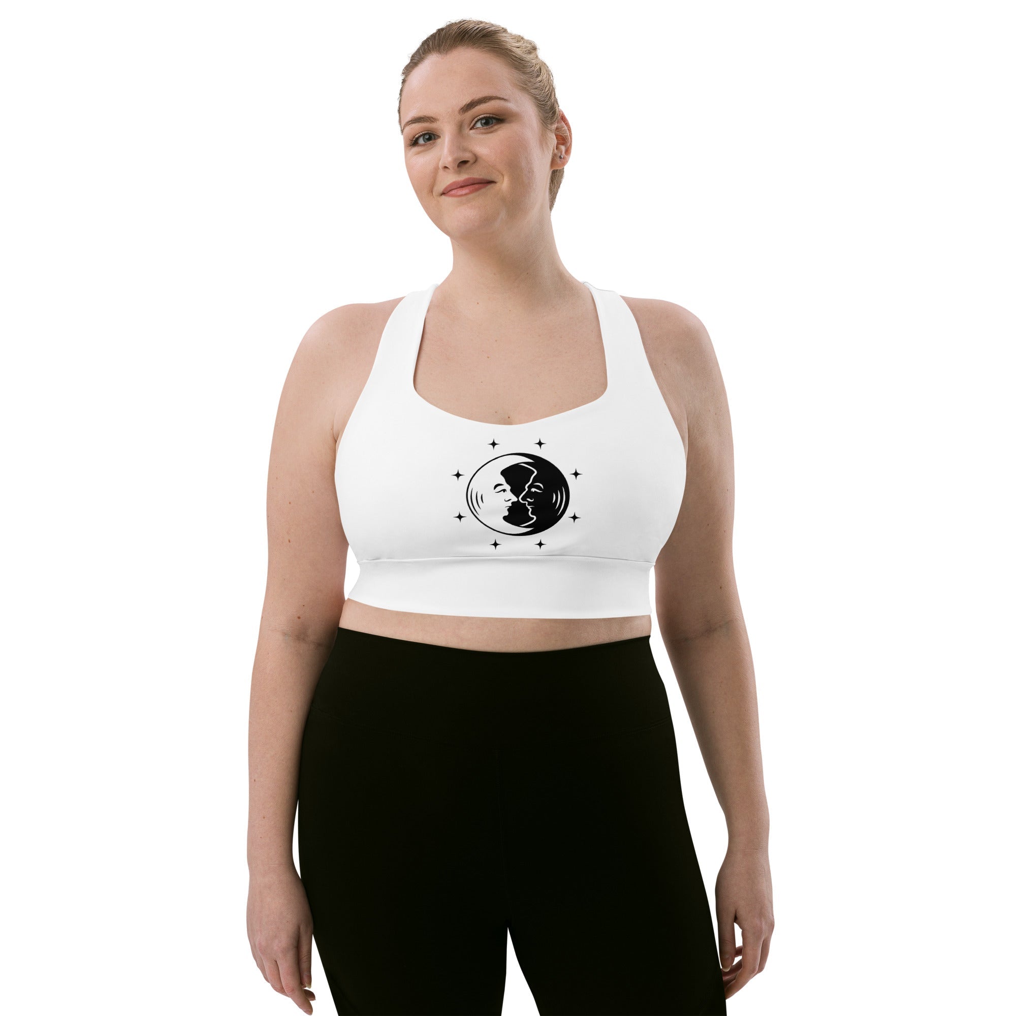 Recycled Longline Sports Bra - Vibes