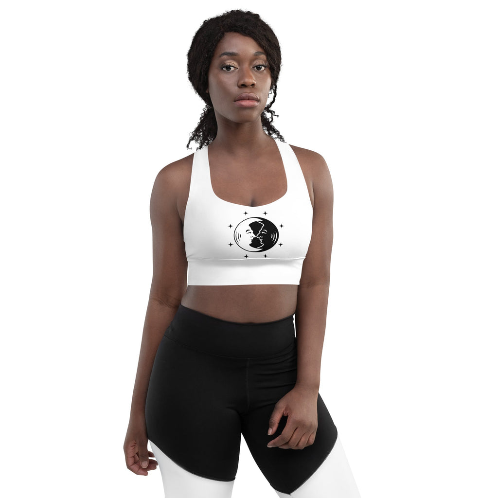 Recycled Longline Sports Bra - Vibes