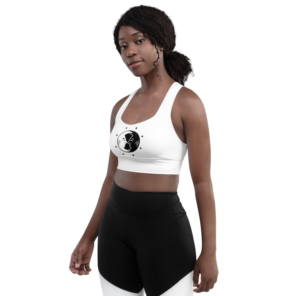 Recycled Longline Sports Bra - Vibes