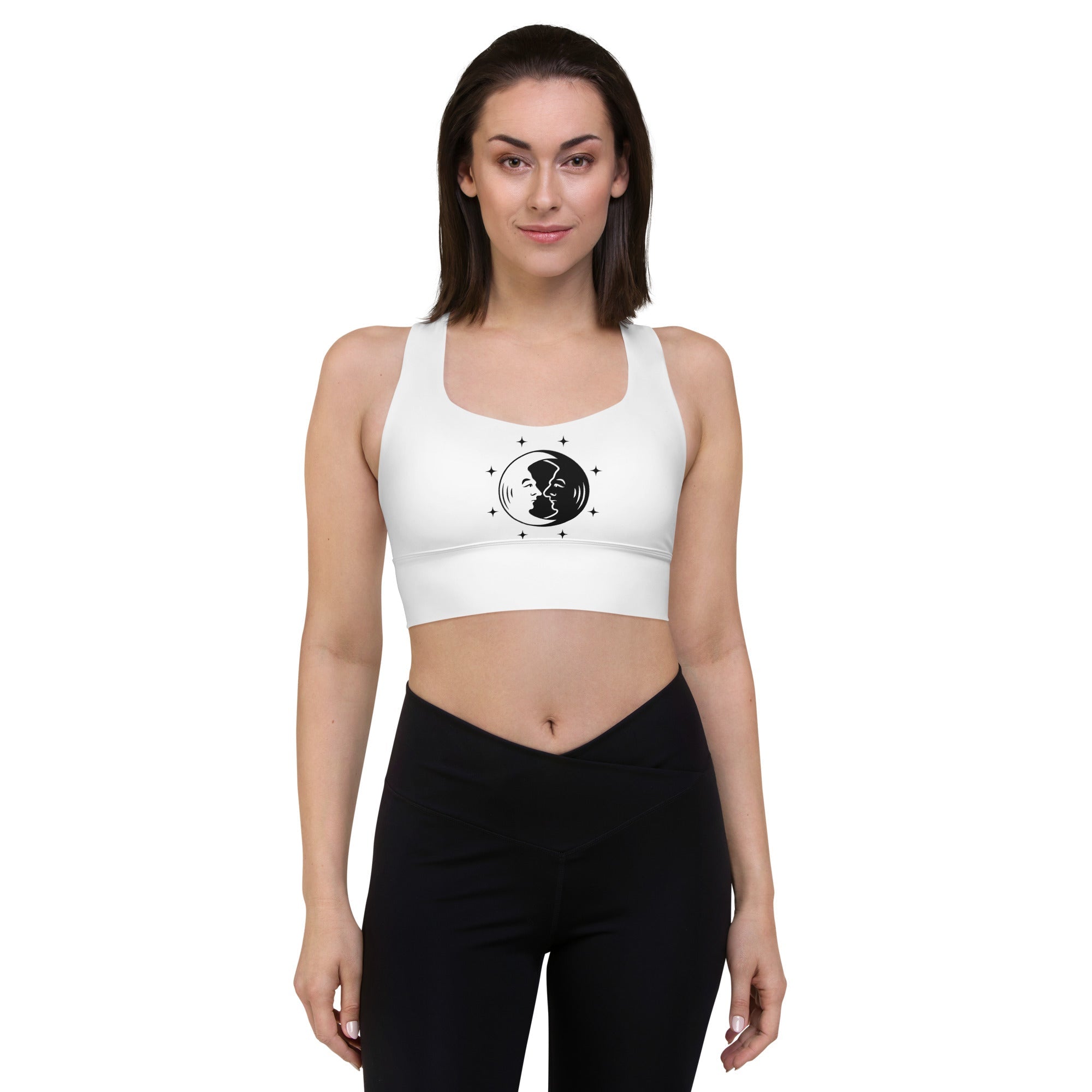 Recycled Longline Sports Bra - Vibes