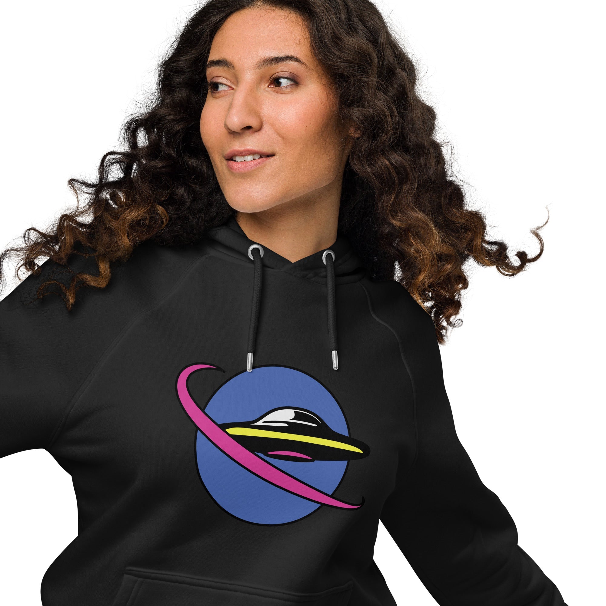 Unisex eco raglan hoodie - Vibes